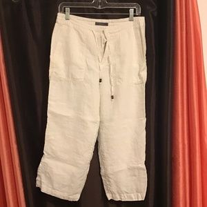 Liz Claiborne Gauze Material Cropped